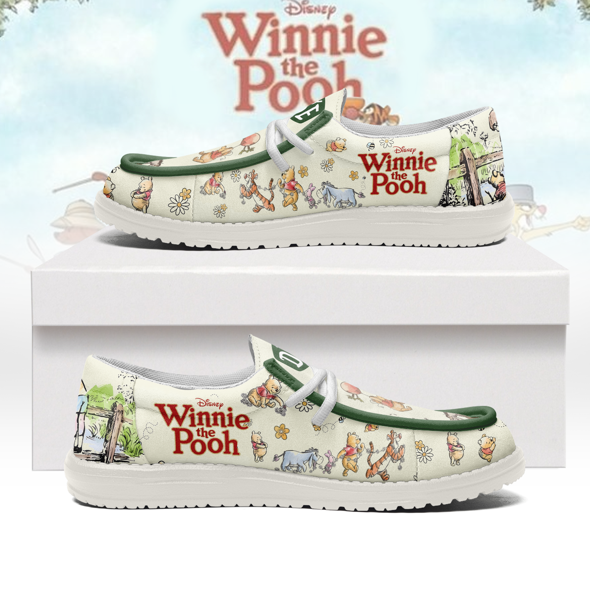 Winnie The Pooh Lace Up Loafers 2026