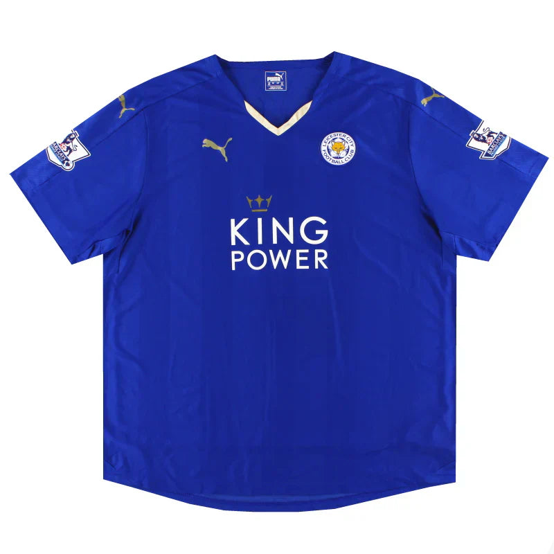 Leicester City 2015/16 (Home) w/ Premier League badge