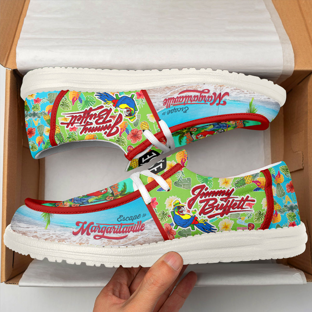 Jimmy Buffett Lace Up Loafers 2026