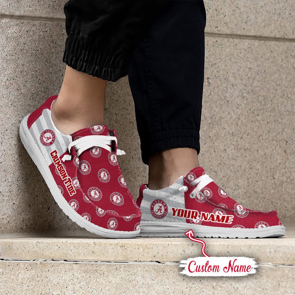 Alabama Crimson Tide Lace Up Loafers 2026