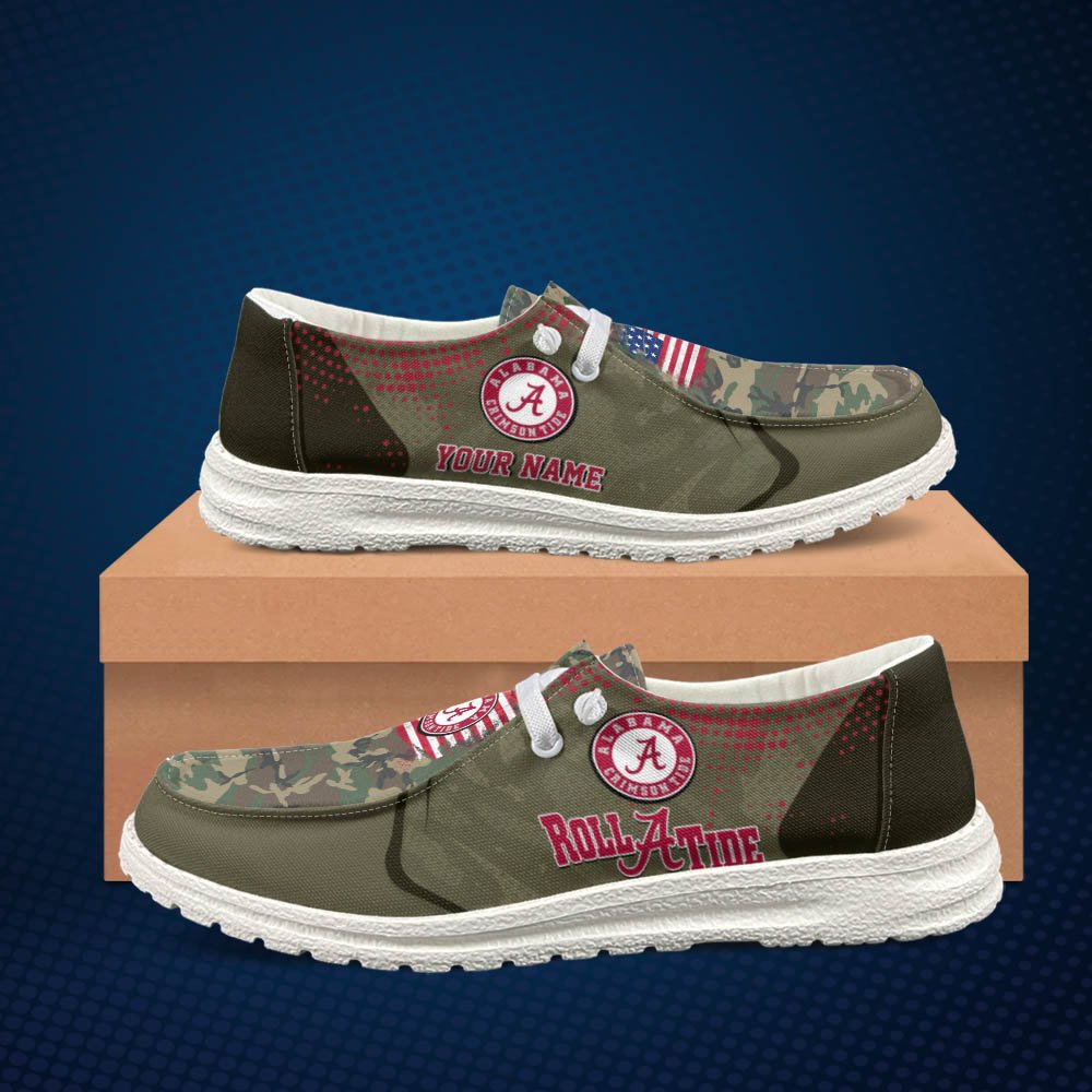 Alabama Crimson Tide Lace Up Loafers 2026