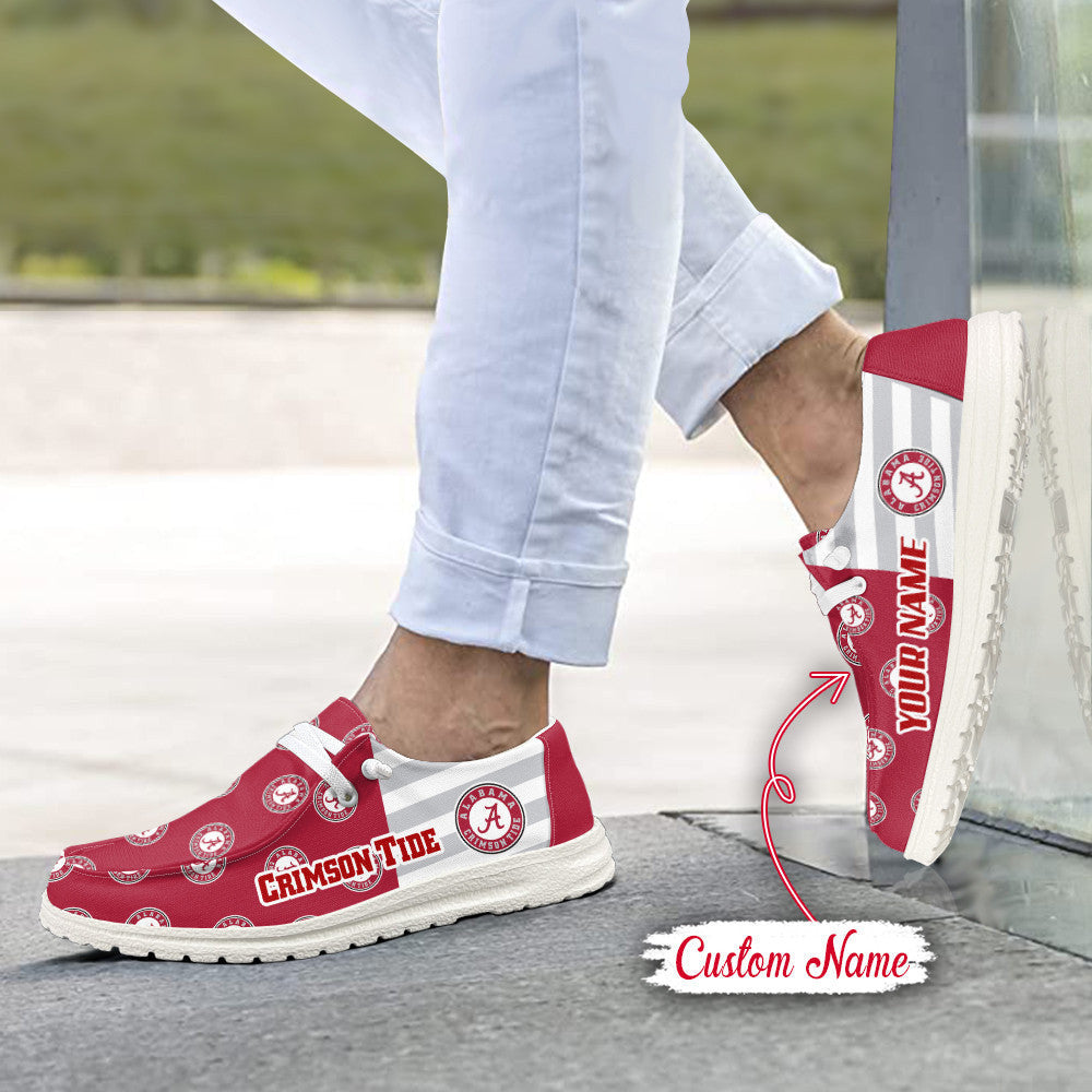 Alabama Crimson Tide Lace Up Loafers 2026