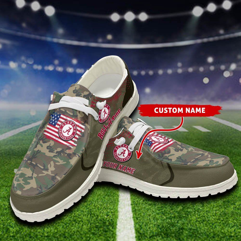 Alabama Crimson Tide Lace Up Loafers 2026