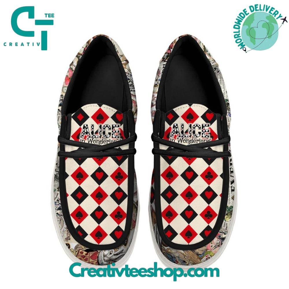 Alice in Wonderland Lace Up Loafers 2026