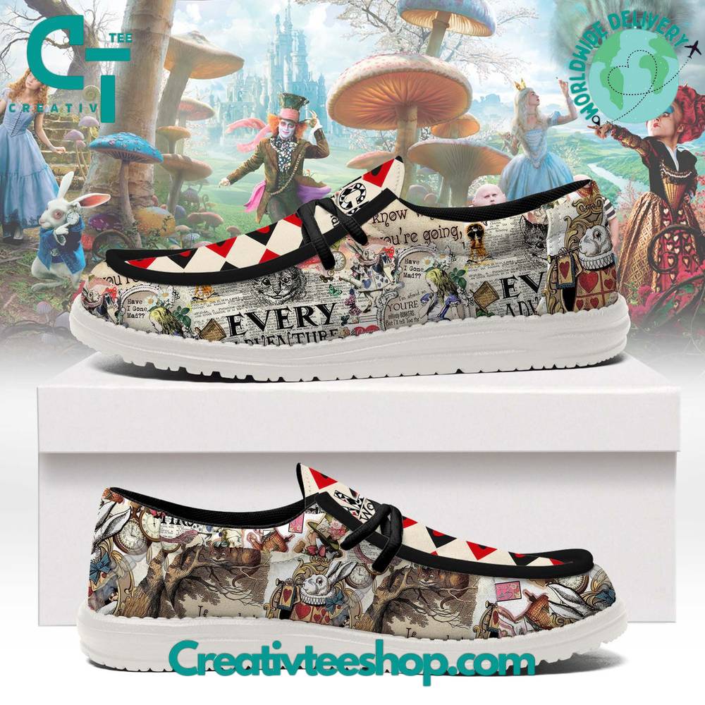 Alice in Wonderland Lace Up Loafers 2026