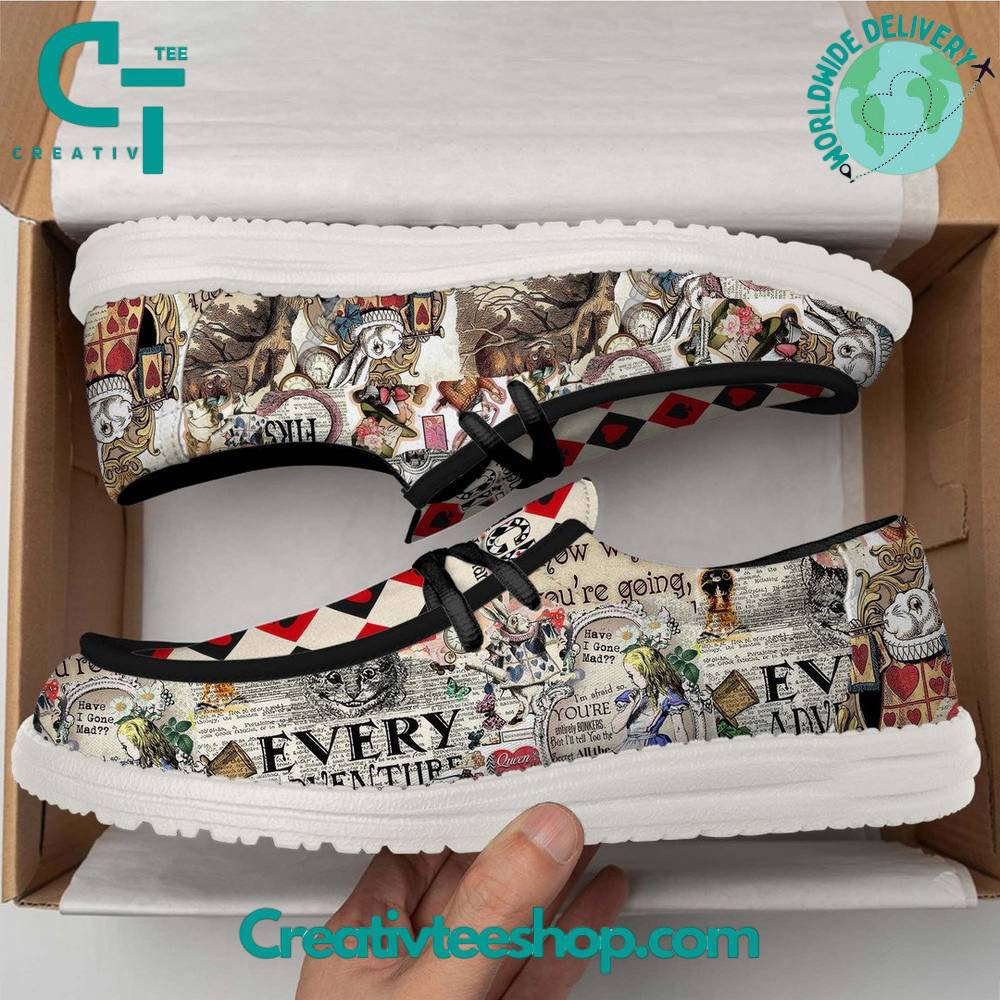 Alice in Wonderland Lace Up Loafers 2026