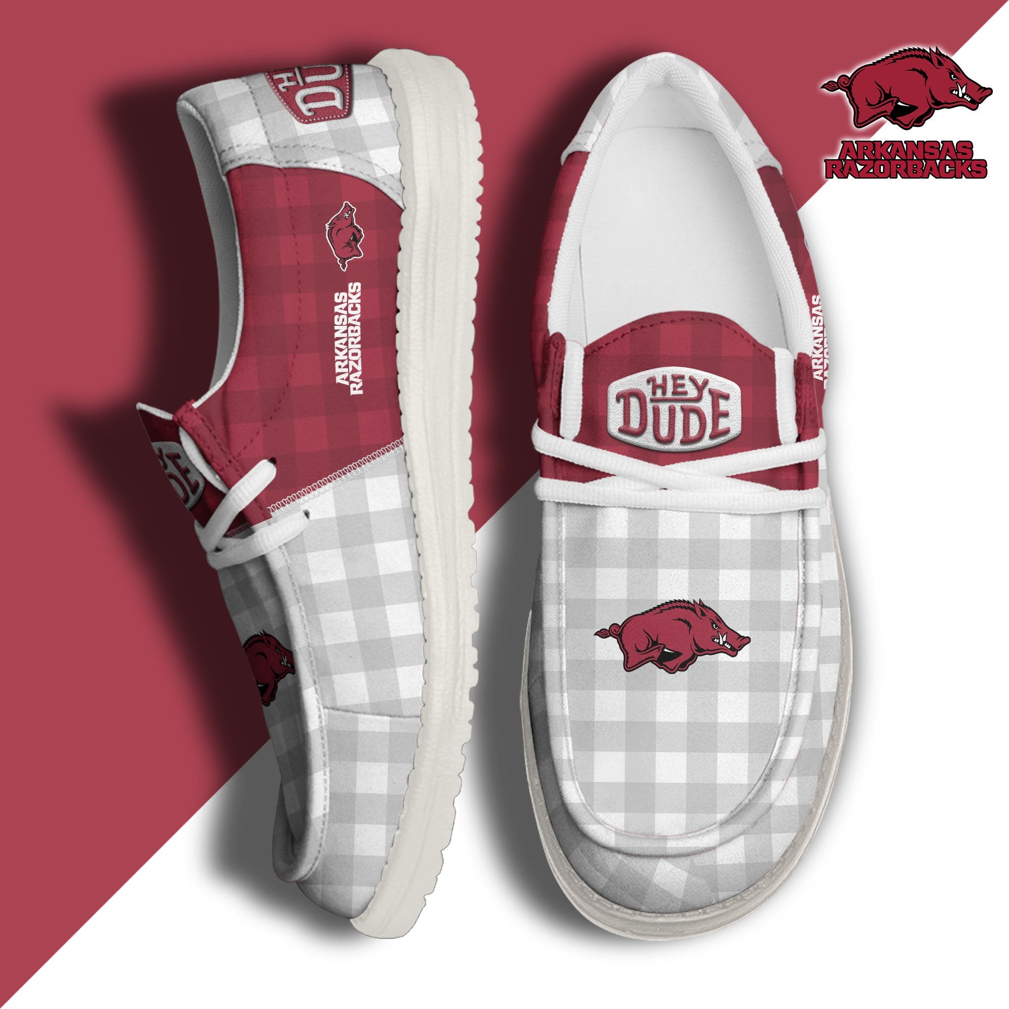 Arkansas Razorbacks Lace Up Loafers 2026