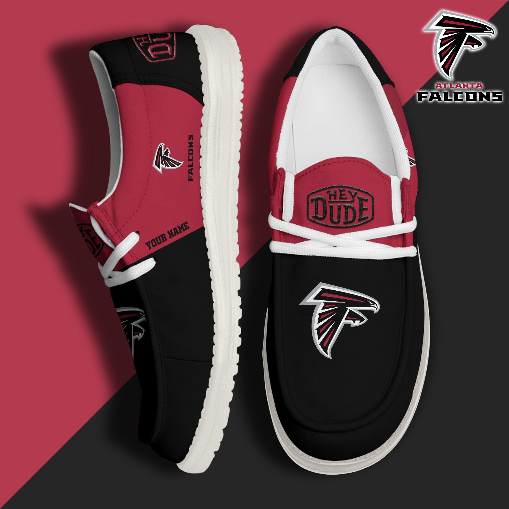 Atlanta Falcons Lace Up Loafers 2026