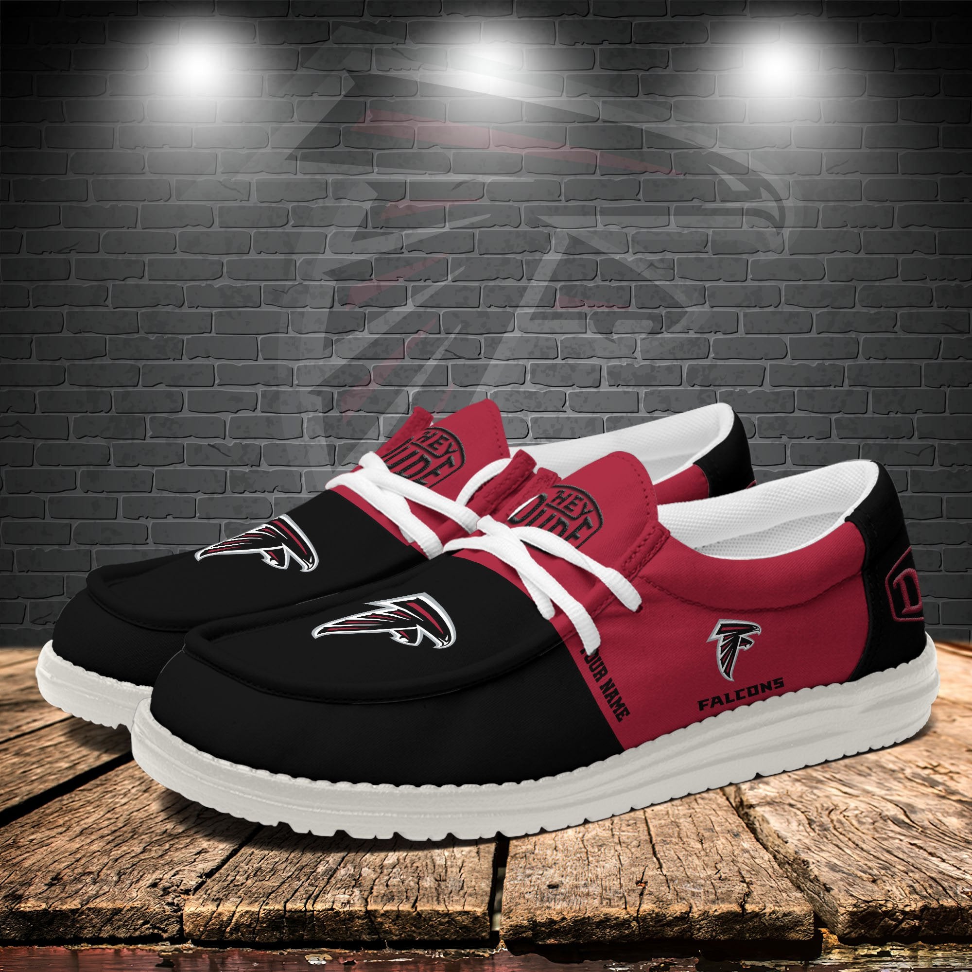 Atlanta Falcons Lace Up Loafers 2026