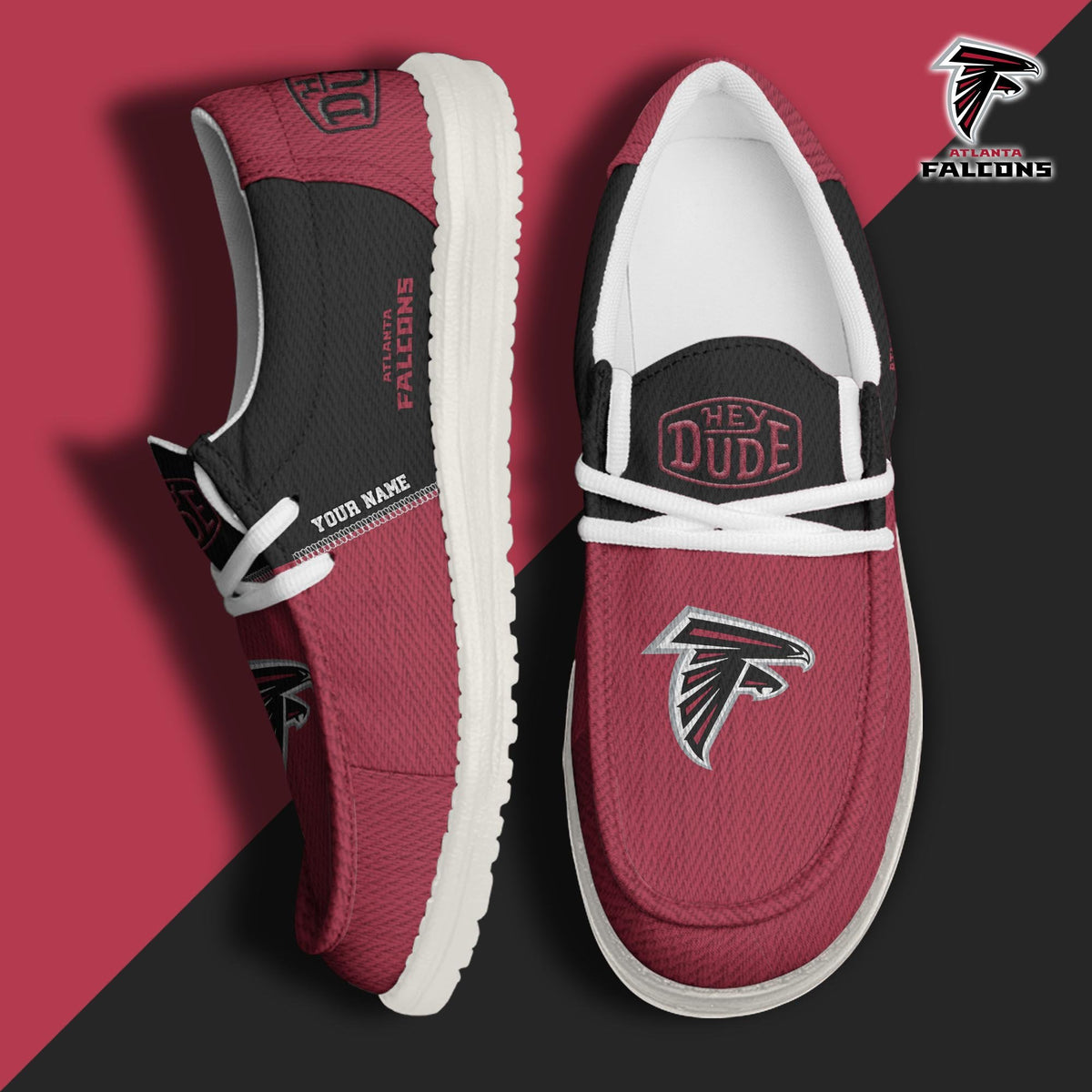 Atlanta Falcons Lace Up Loafers 2026