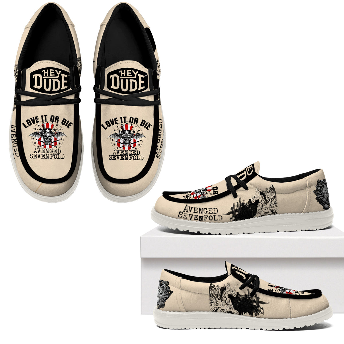 Avenged Sevenfold Lace Up Loafers 2026