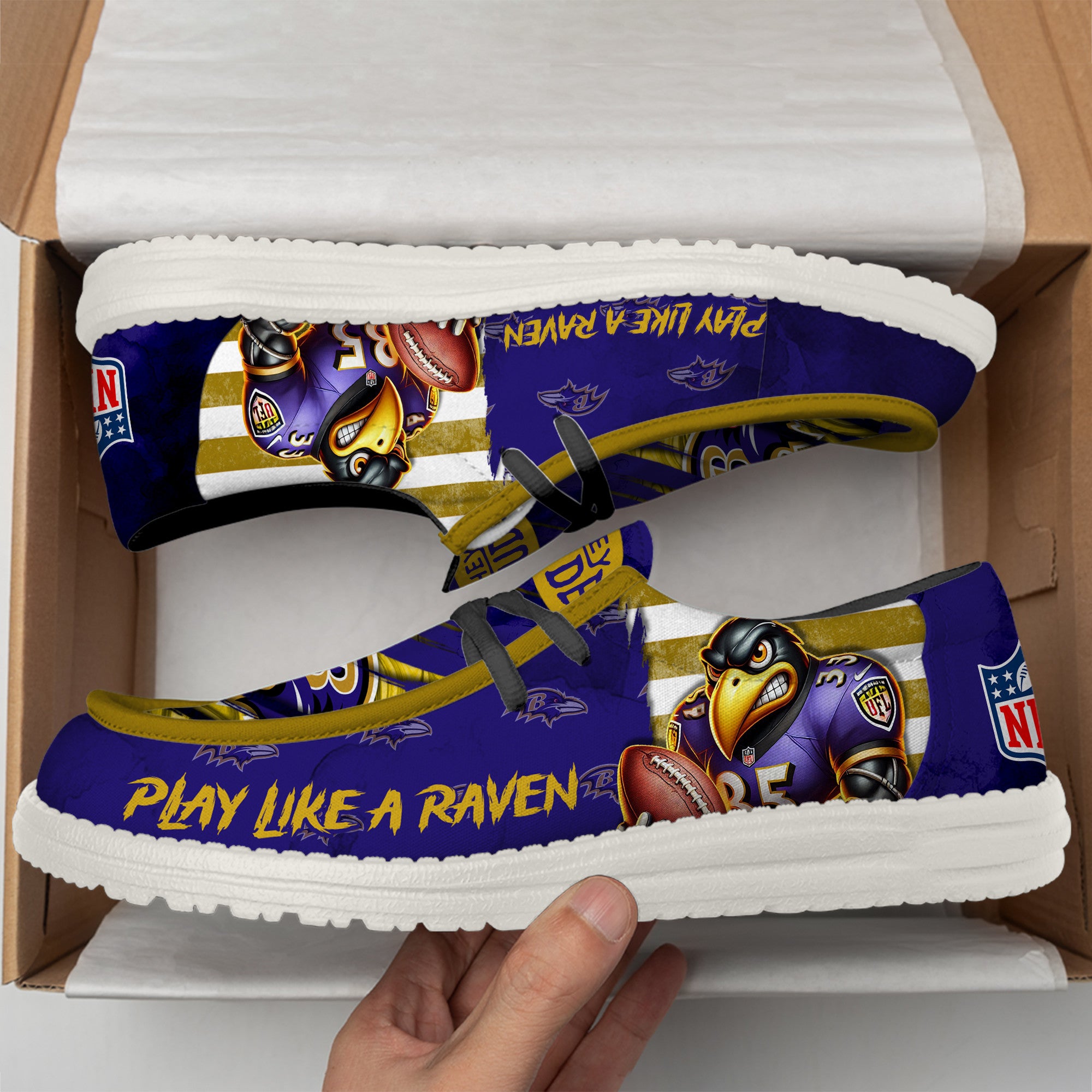 Baltimore Ravens Lace Up Loafers 2026