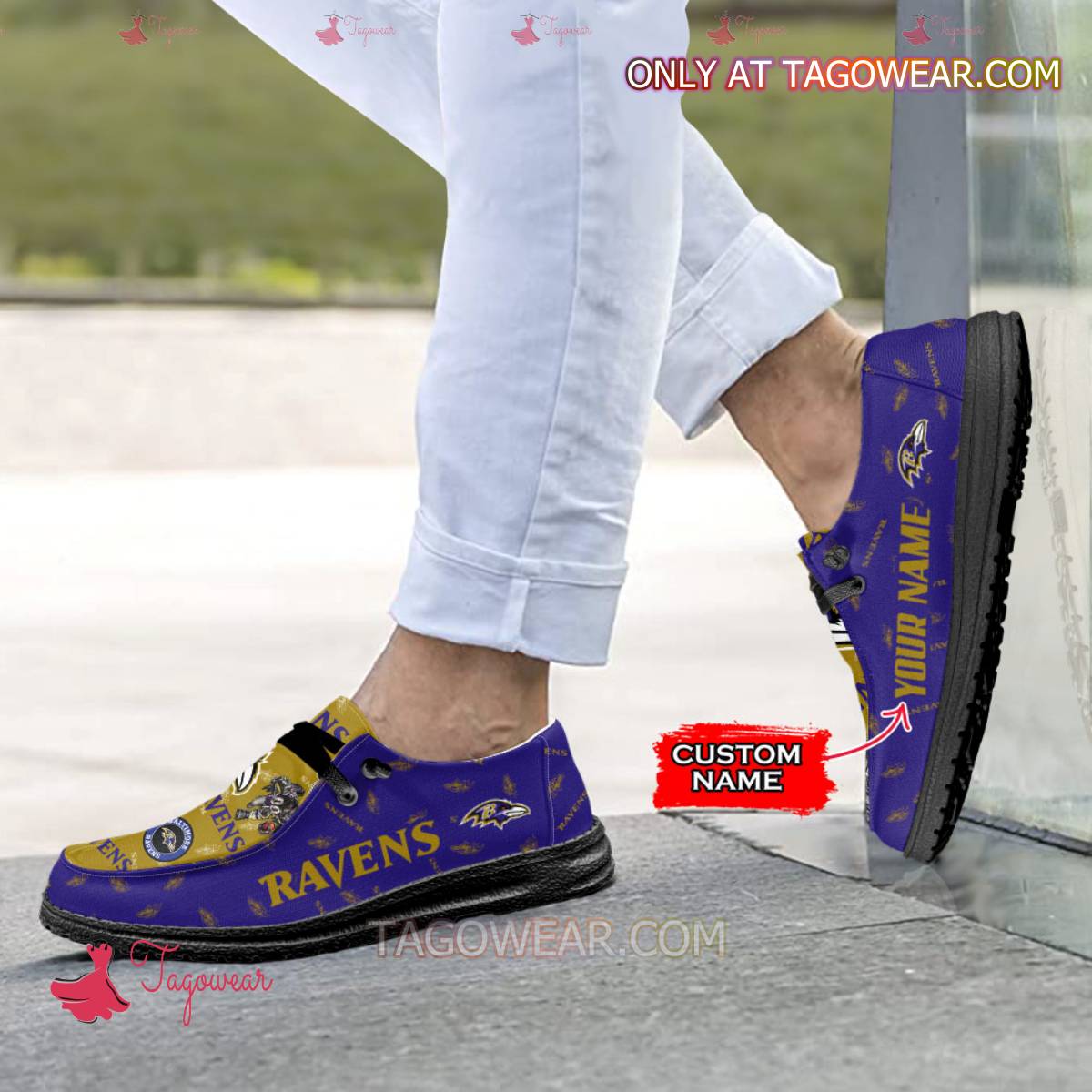 Baltimore Ravens Lace Up Loafers 2026