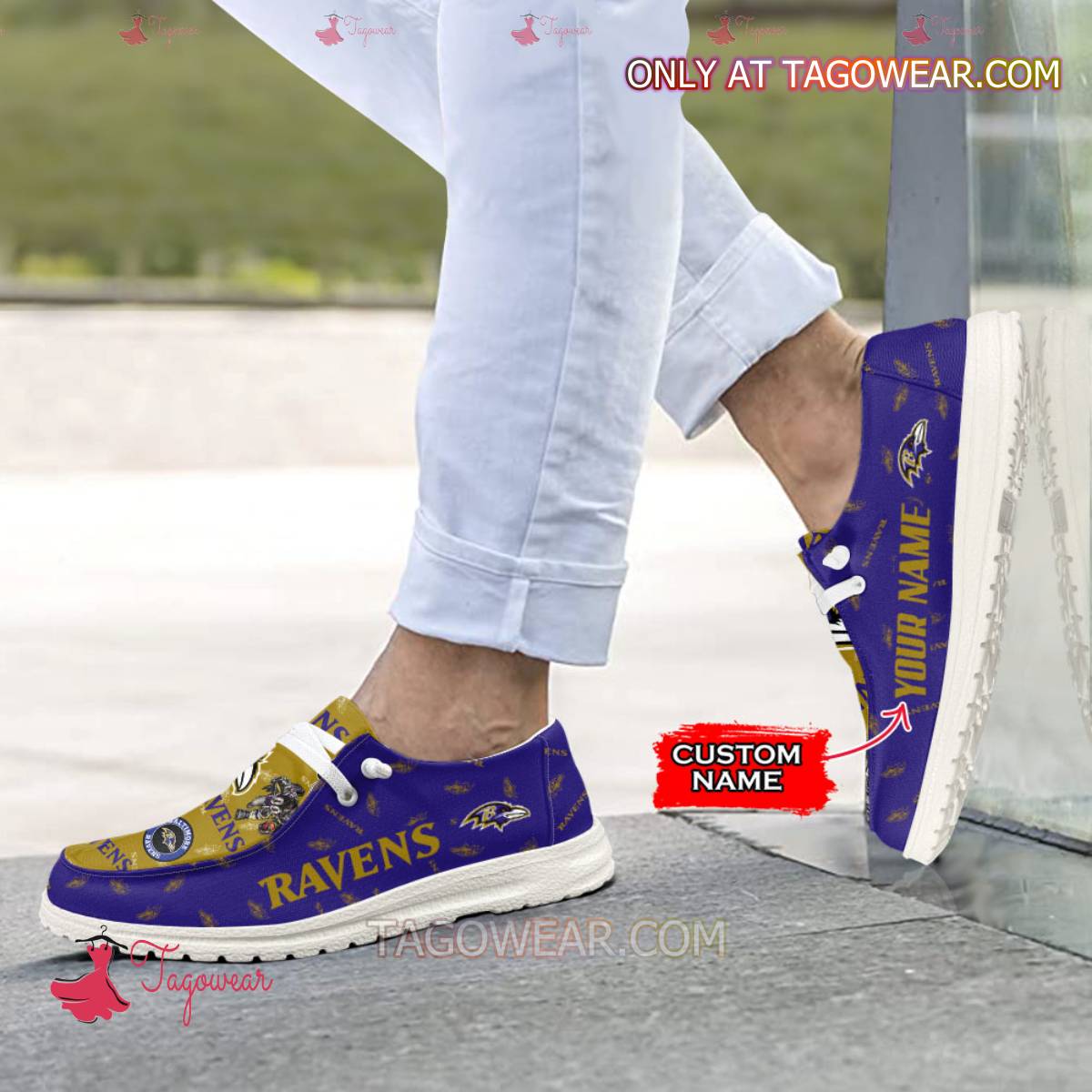 Baltimore Ravens Lace Up Loafers 2026