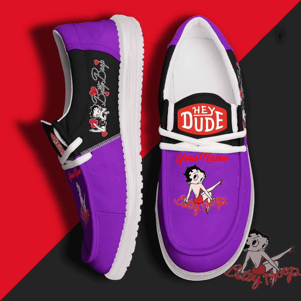 Betty Boop Lace Up Loafers 2026