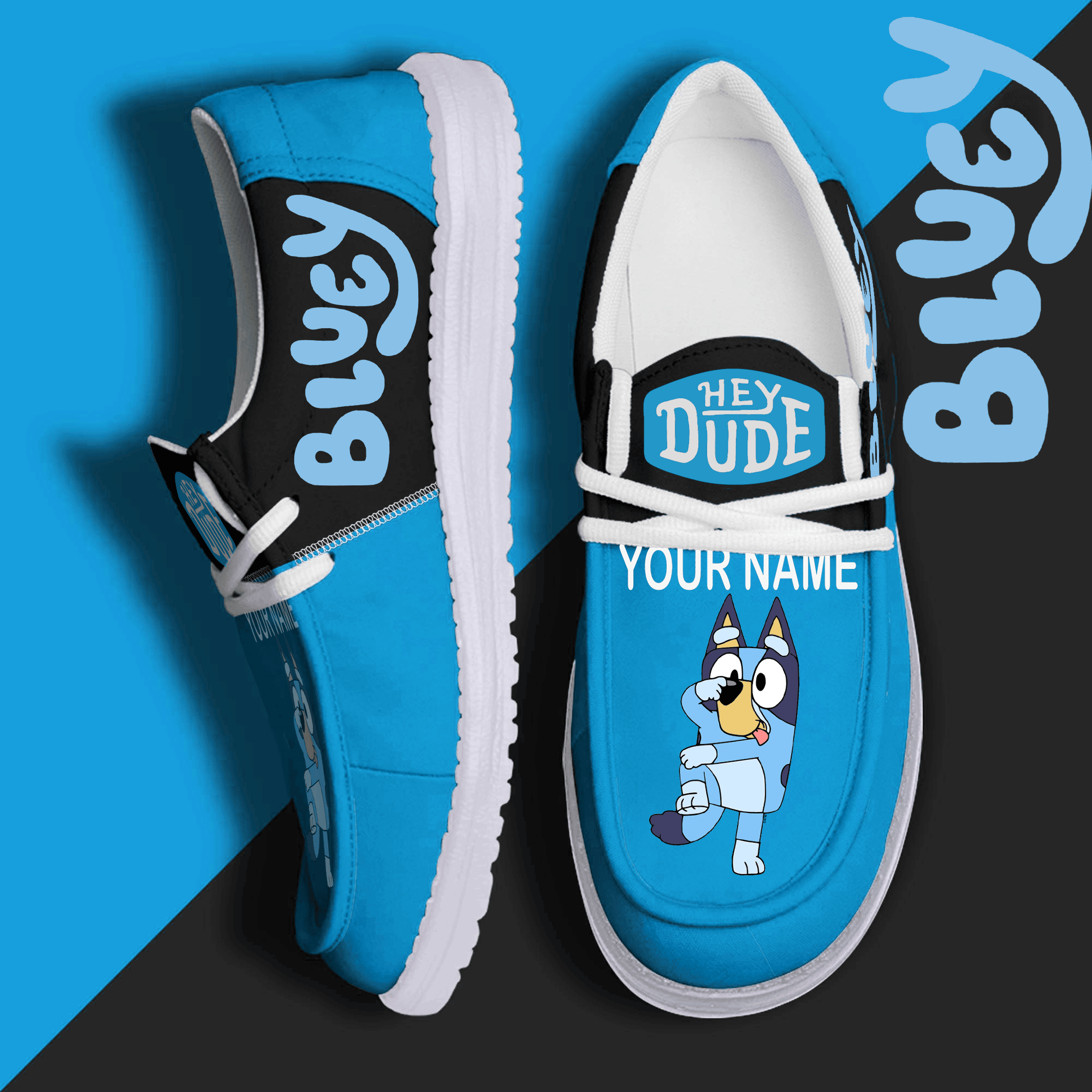 Bluey Lace Up Loafers 2026