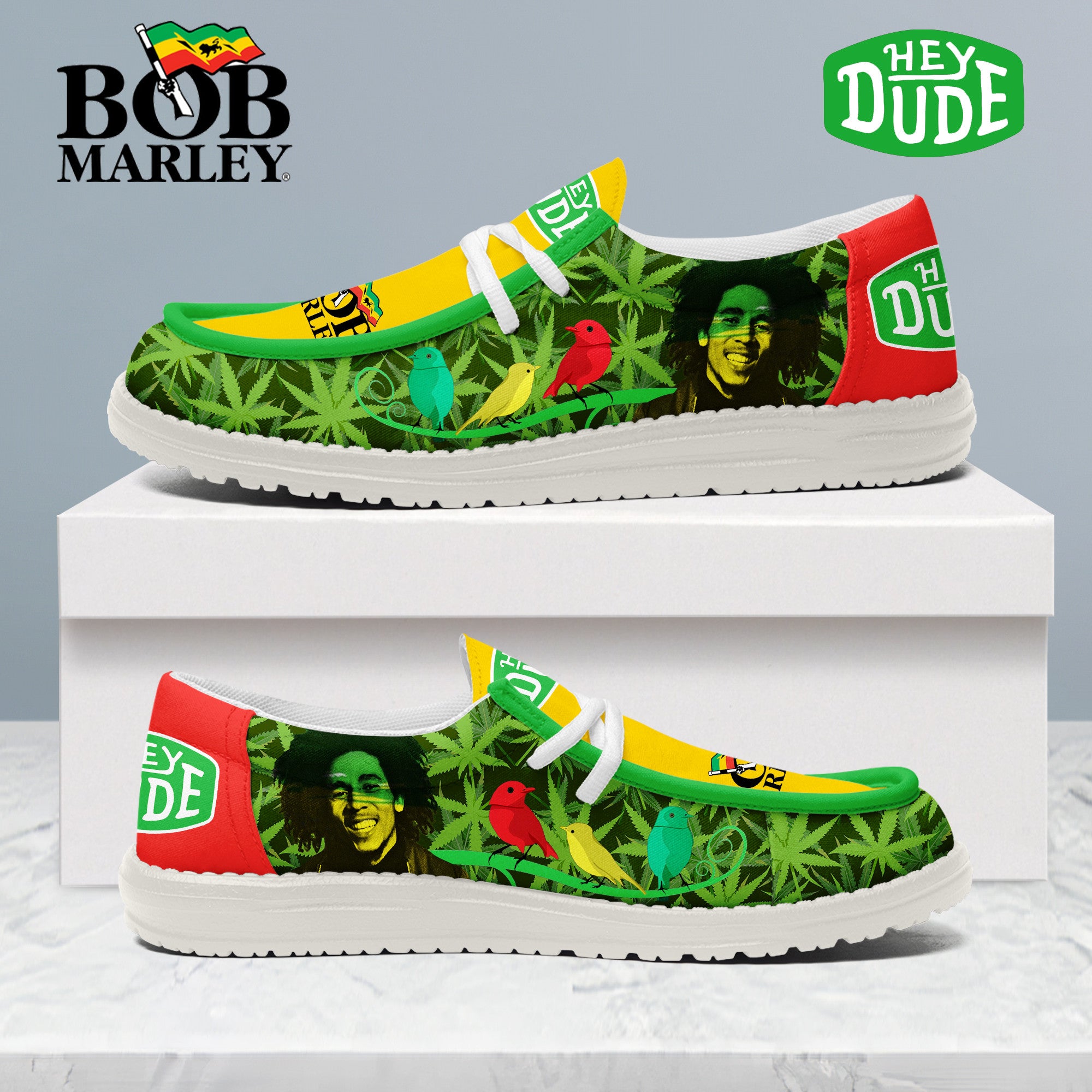 Bob Marley Lace Up Loafers 2026