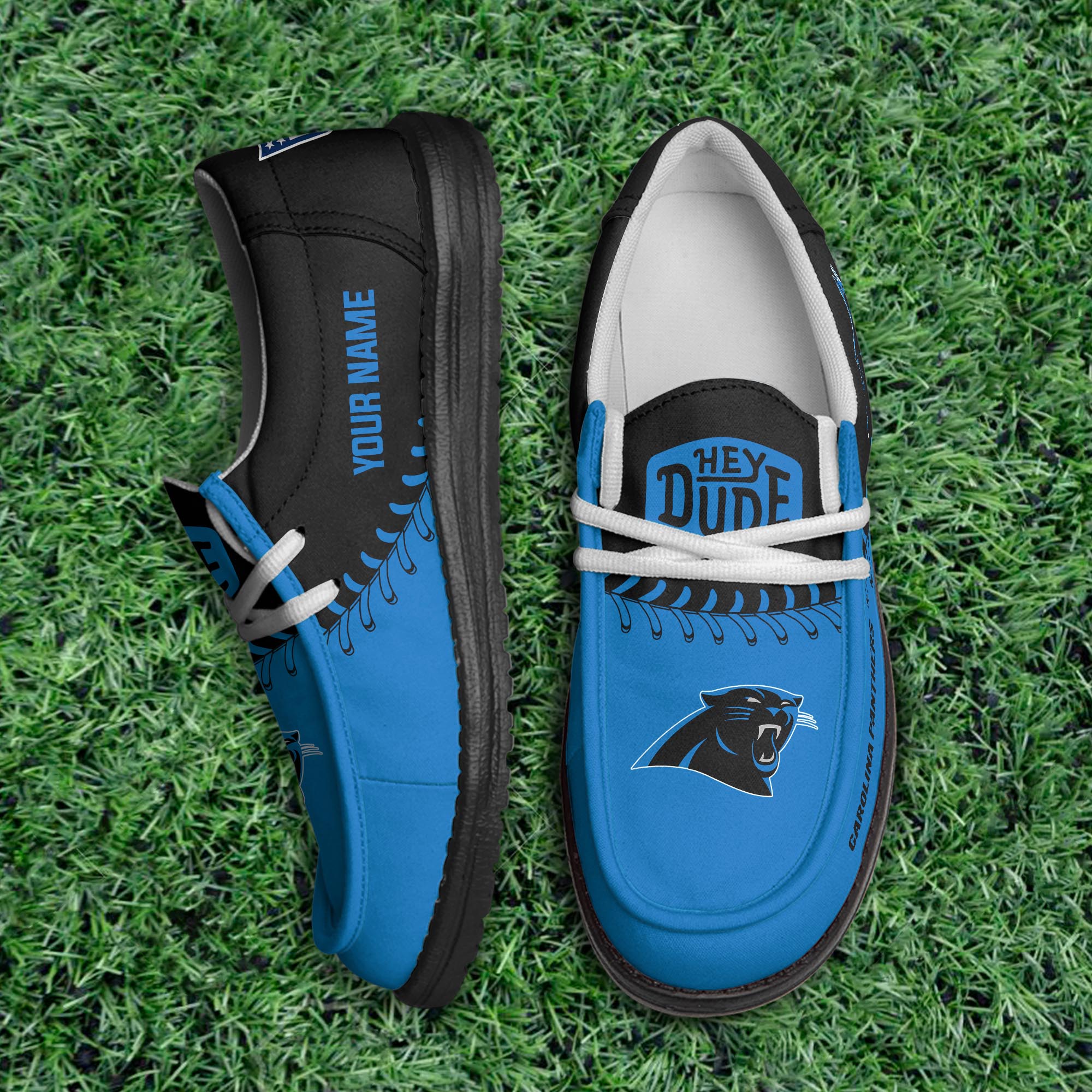 Carolina Panthers Lace Up Loafers 2026
