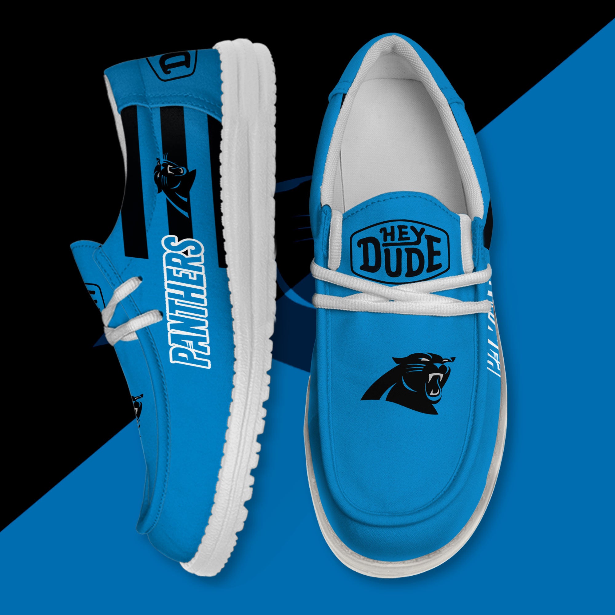 Carolina Panthers Lace Up Loafers 2026