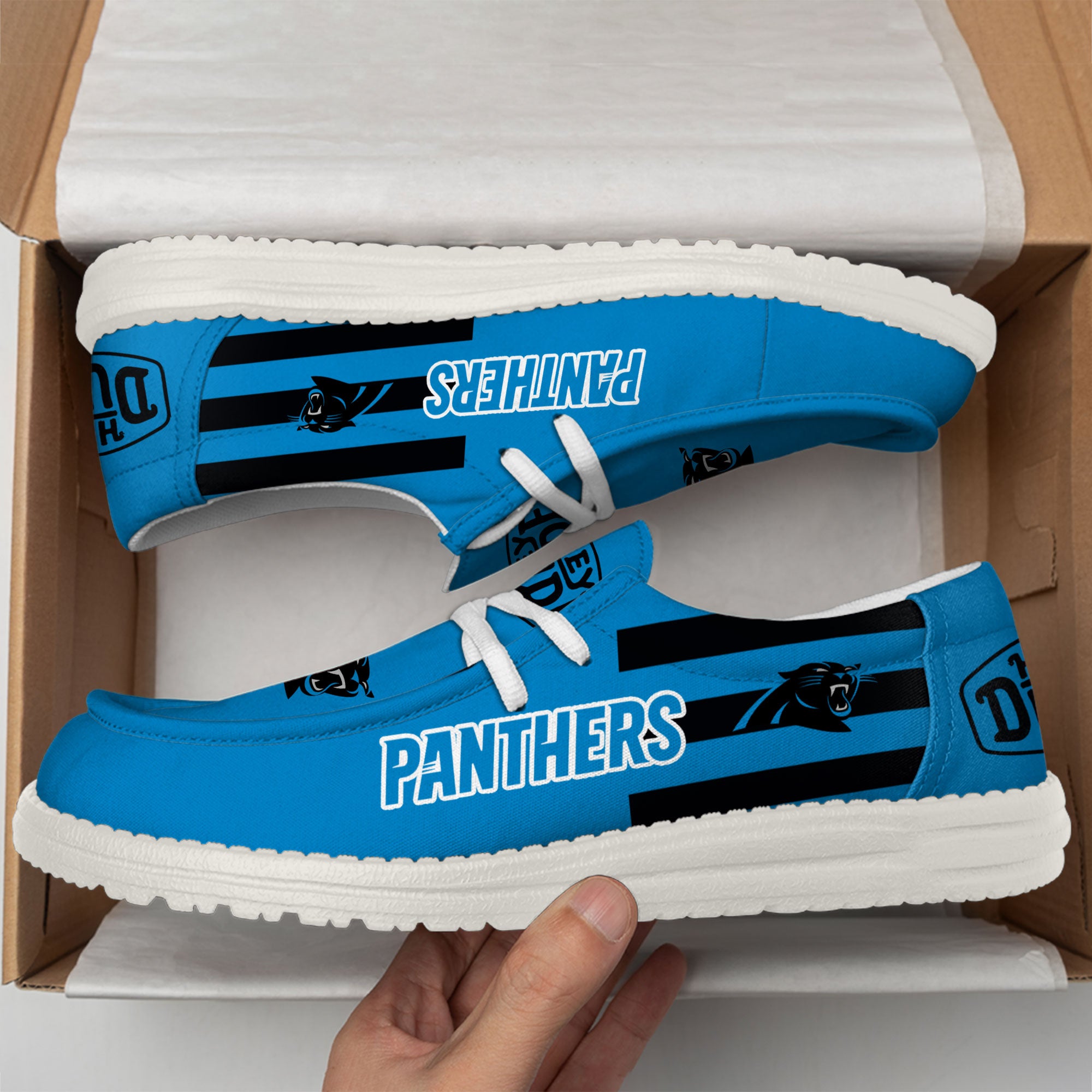 Carolina Panthers Lace Up Loafers 2026