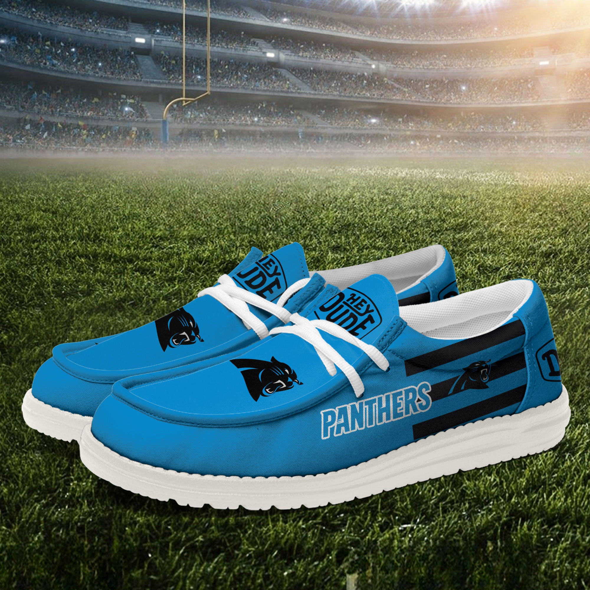 Carolina Panthers Lace Up Loafers 2026