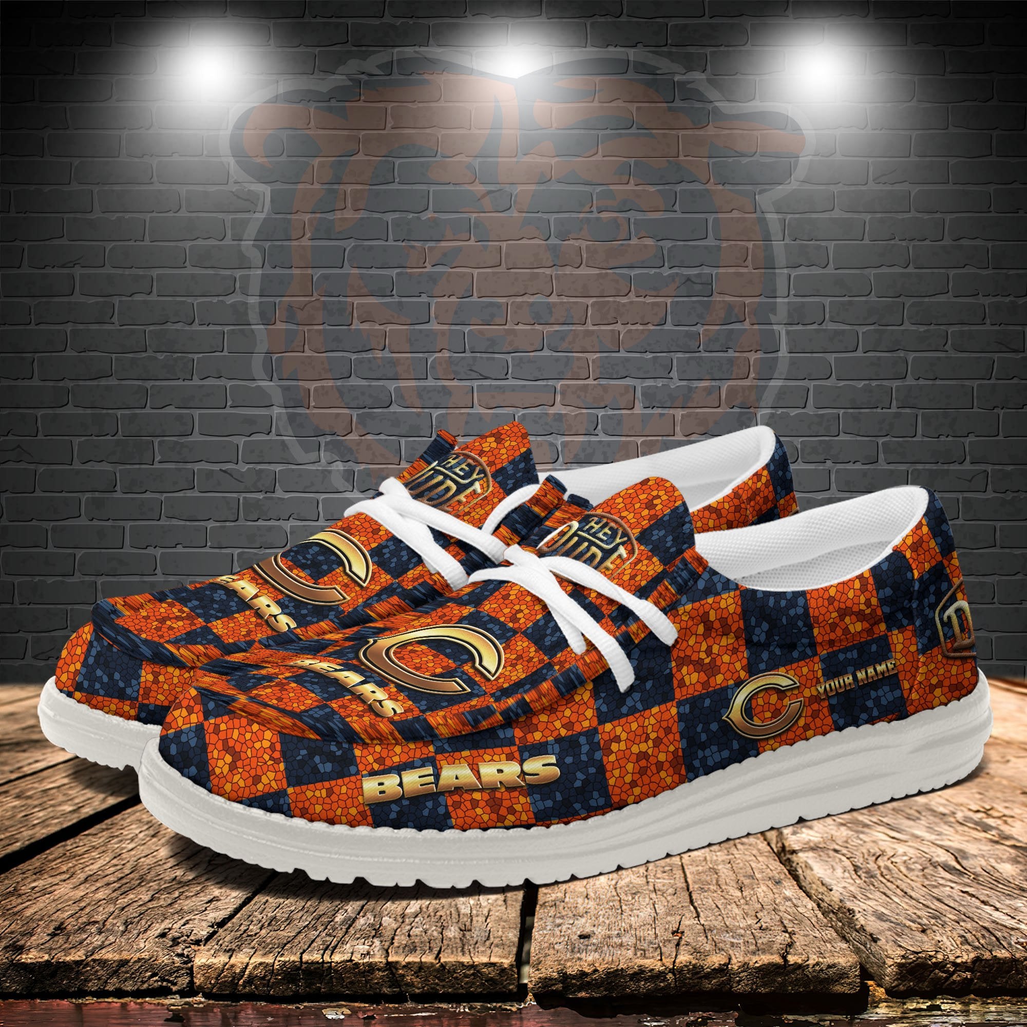 Chicago Bears Lace Up Loafers 2026