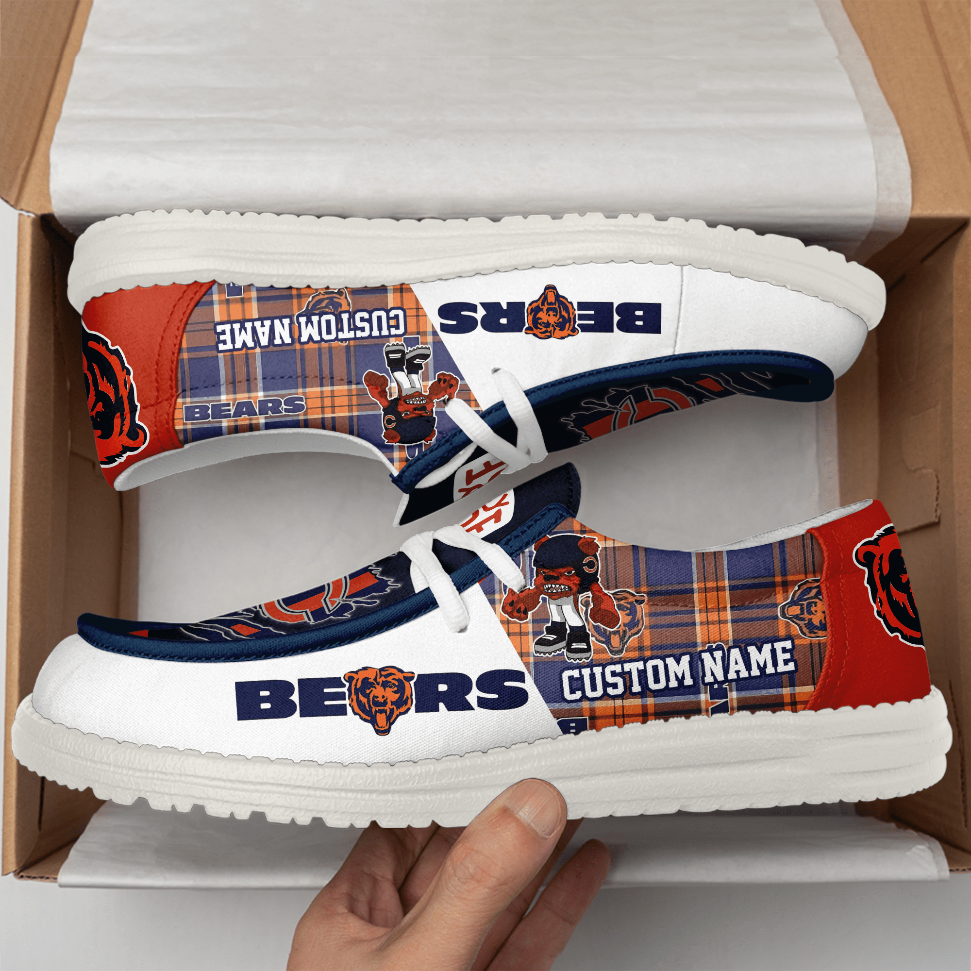 Chicago Bears Lace Up Loafers 2026