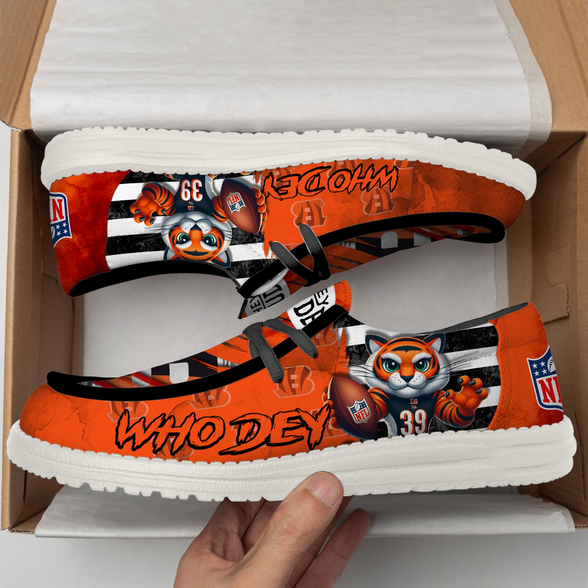 Cincinnati Bengals Lace Up Loafers 2026
