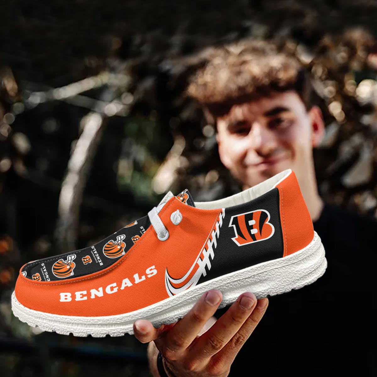 Cincinnati Bengals Lace Up Loafers 2026