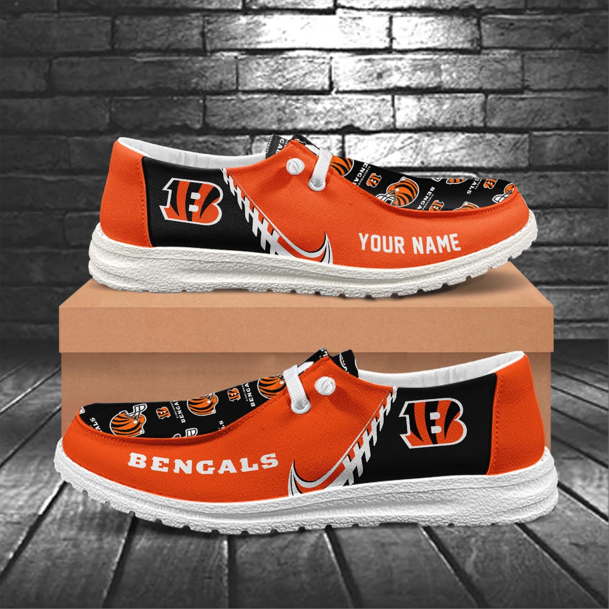 Cincinnati Bengals Lace Up Loafers 2026
