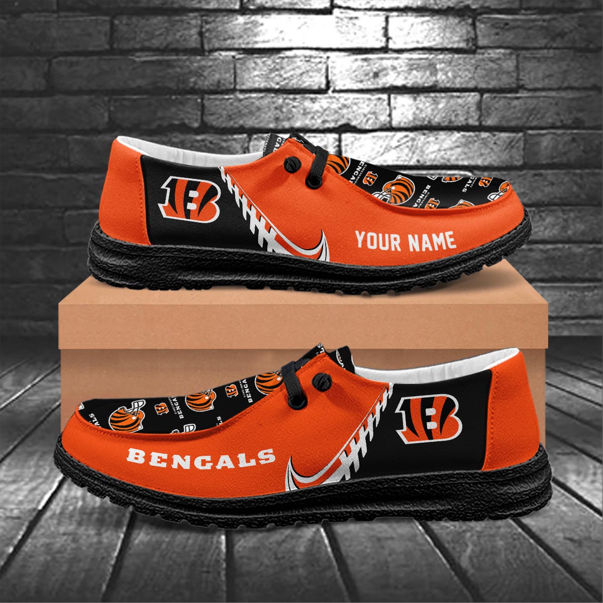 Cincinnati Bengals Lace Up Loafers 2026
