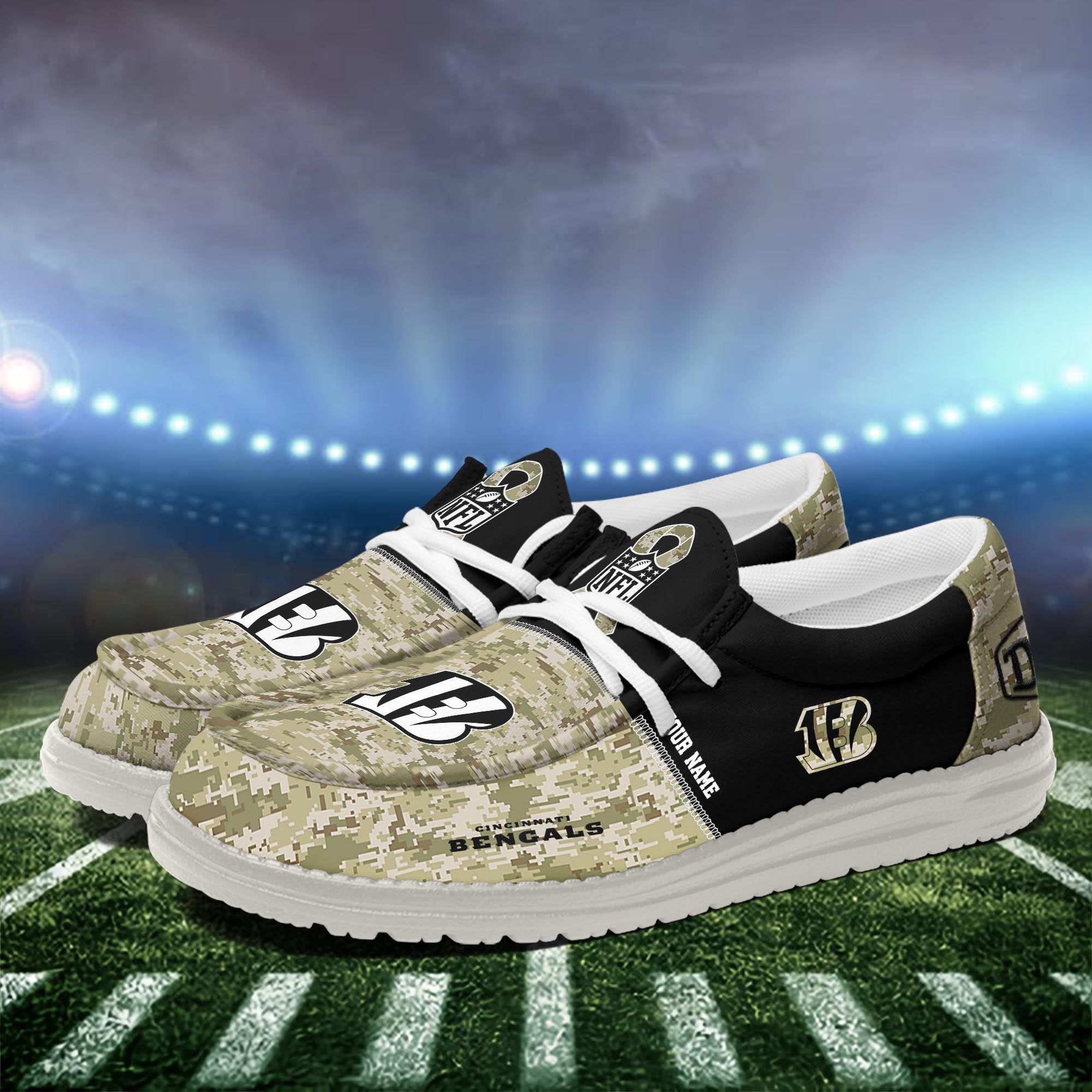 Cincinnati Bengals Lace Up Loafers 2026