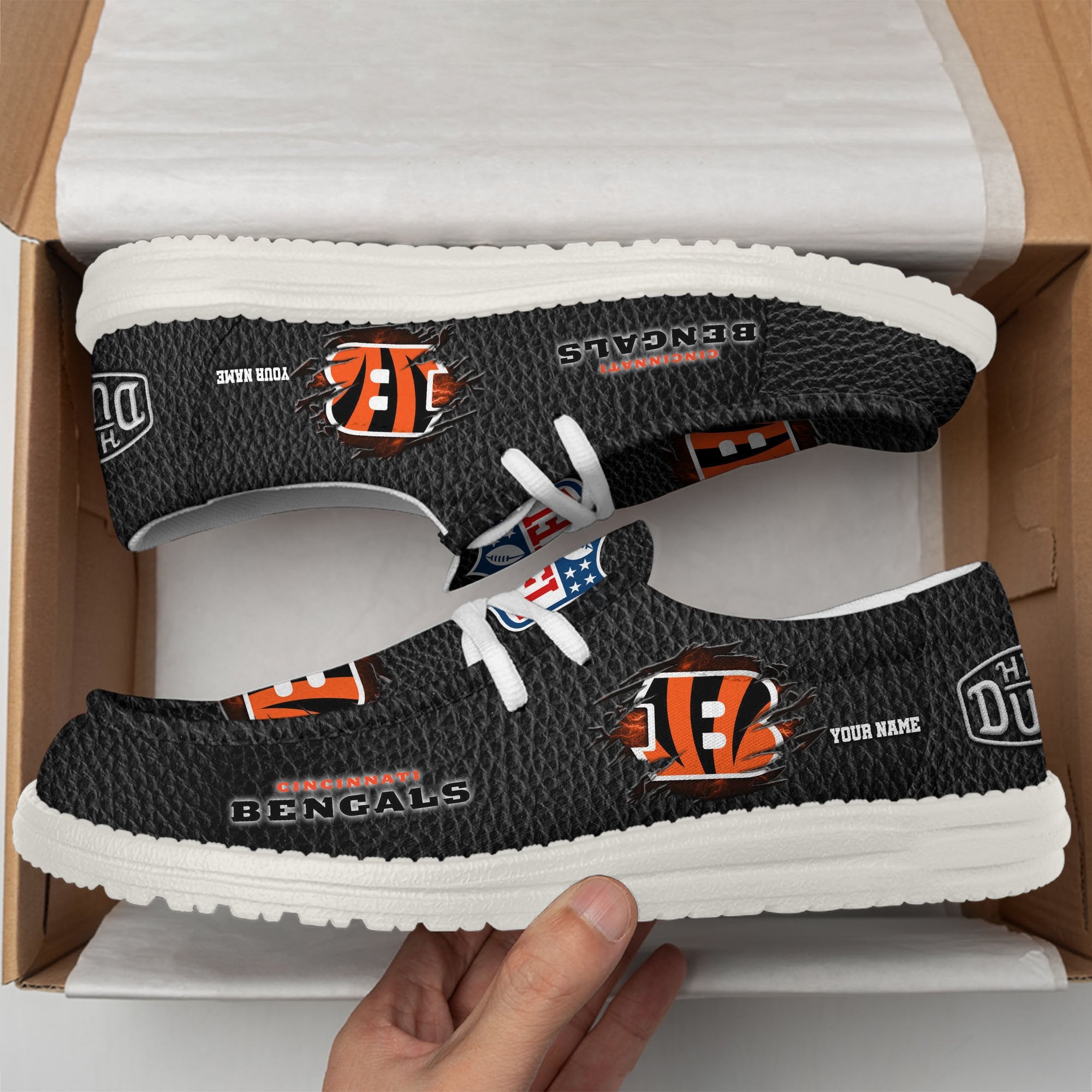 Cincinnati Bengals Lace Up Loafers 2026