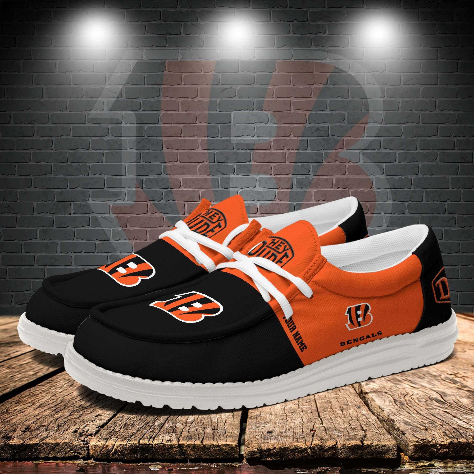 Cincinnati Bengals Lace Up Loafers 2026
