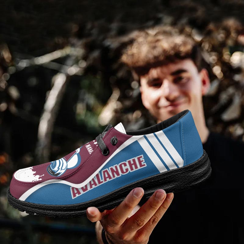 Colorado Avalanche Lace Up Loafers 2026