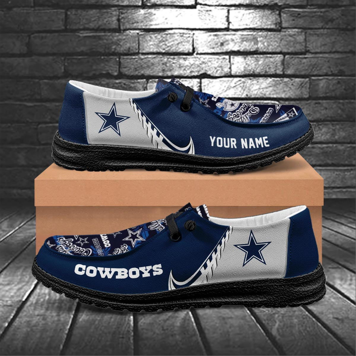 Dallas Cowboys Lace Up Loafers 2026