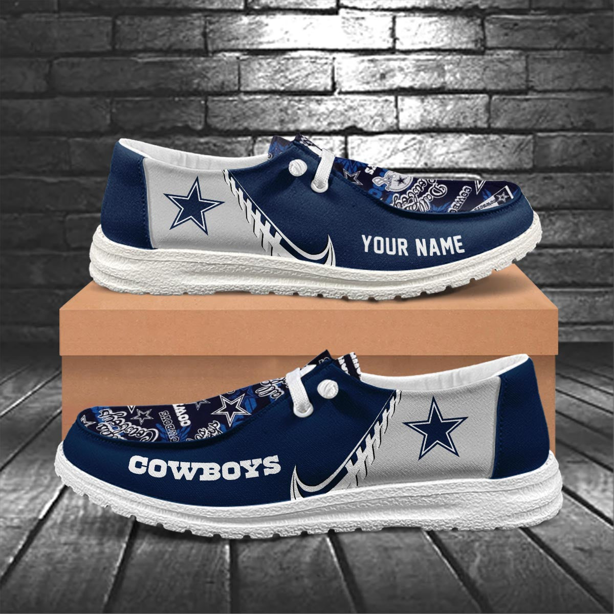 Dallas Cowboys Lace Up Loafers 2026
