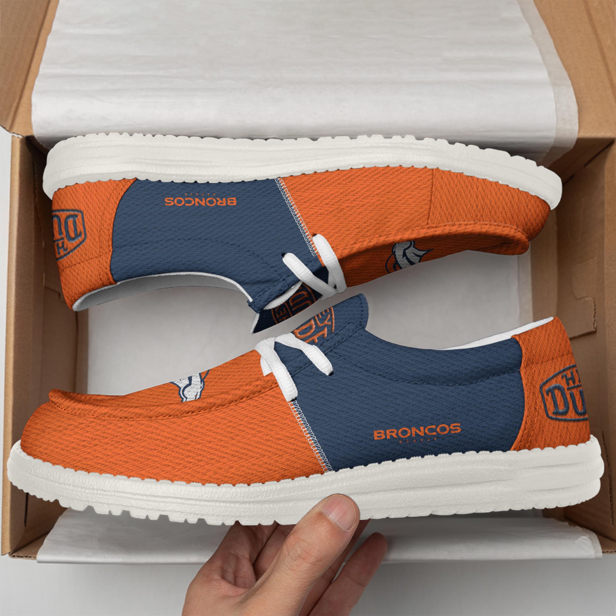 Denver Broncos Lace Up Loafers 2026