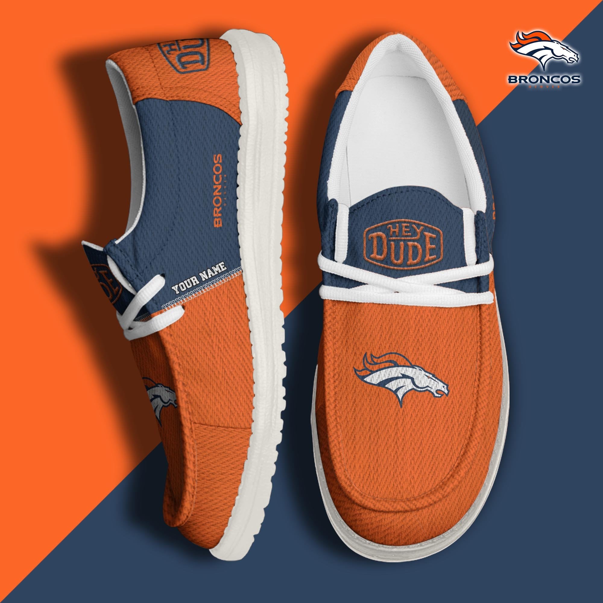 Denver Broncos Lace Up Loafers 2026
