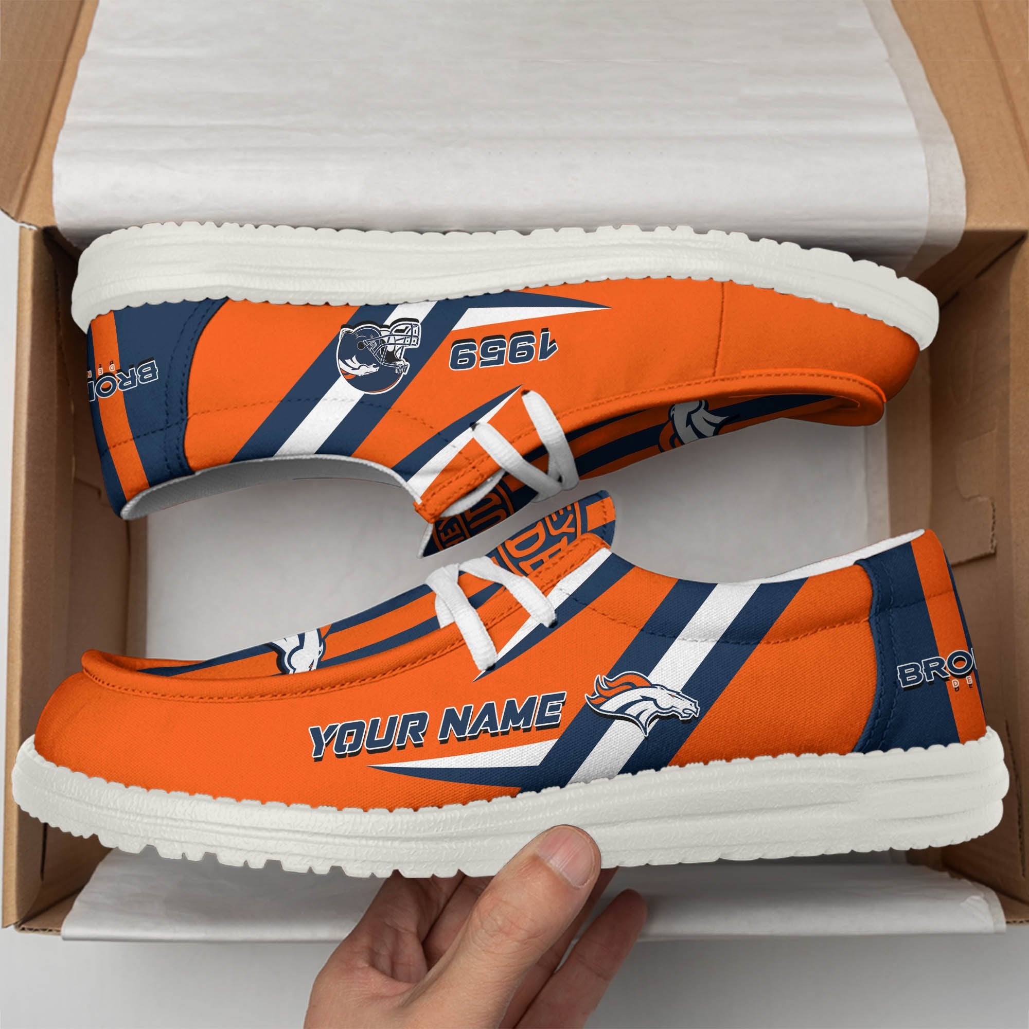 Denver Broncos Lace Up Loafers 2026
