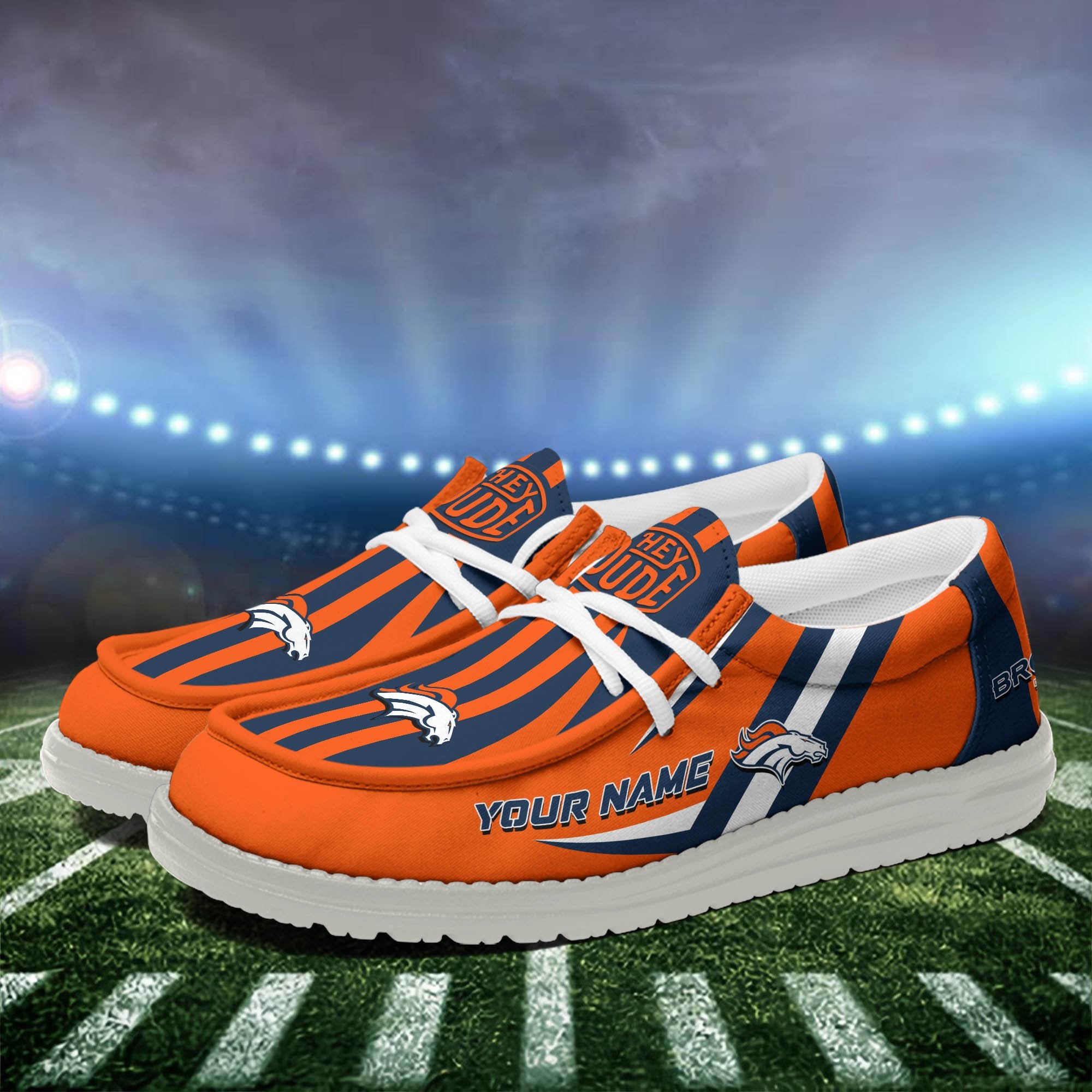 Denver Broncos Lace Up Loafers 2026