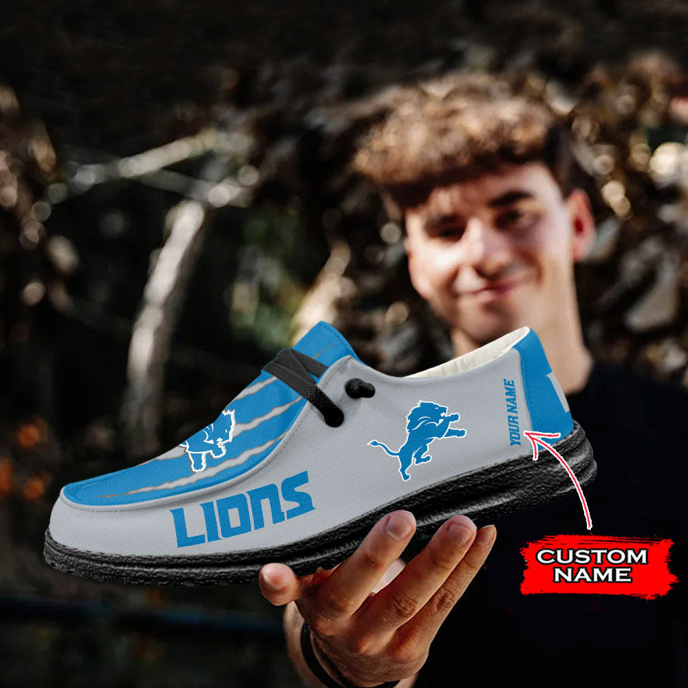 Detroit Lions Lace Up Loafers 2026