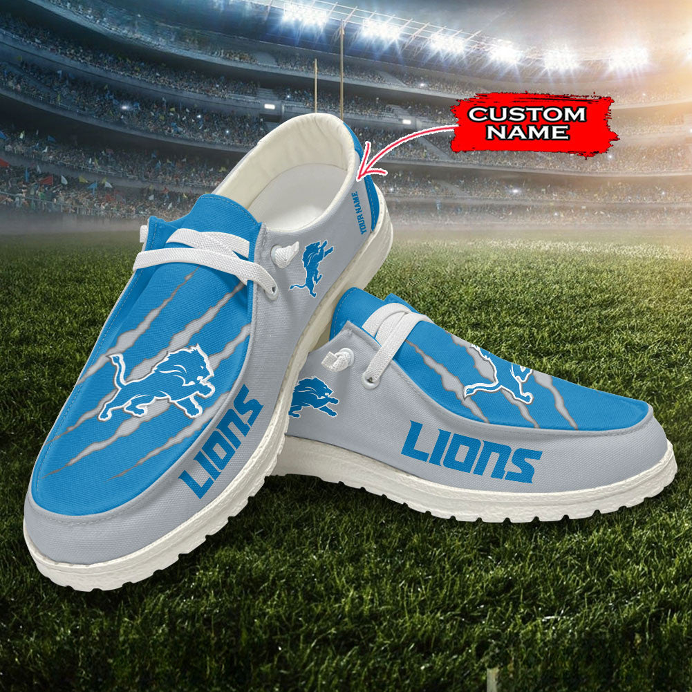 Detroit Lions Lace Up Loafers 2026