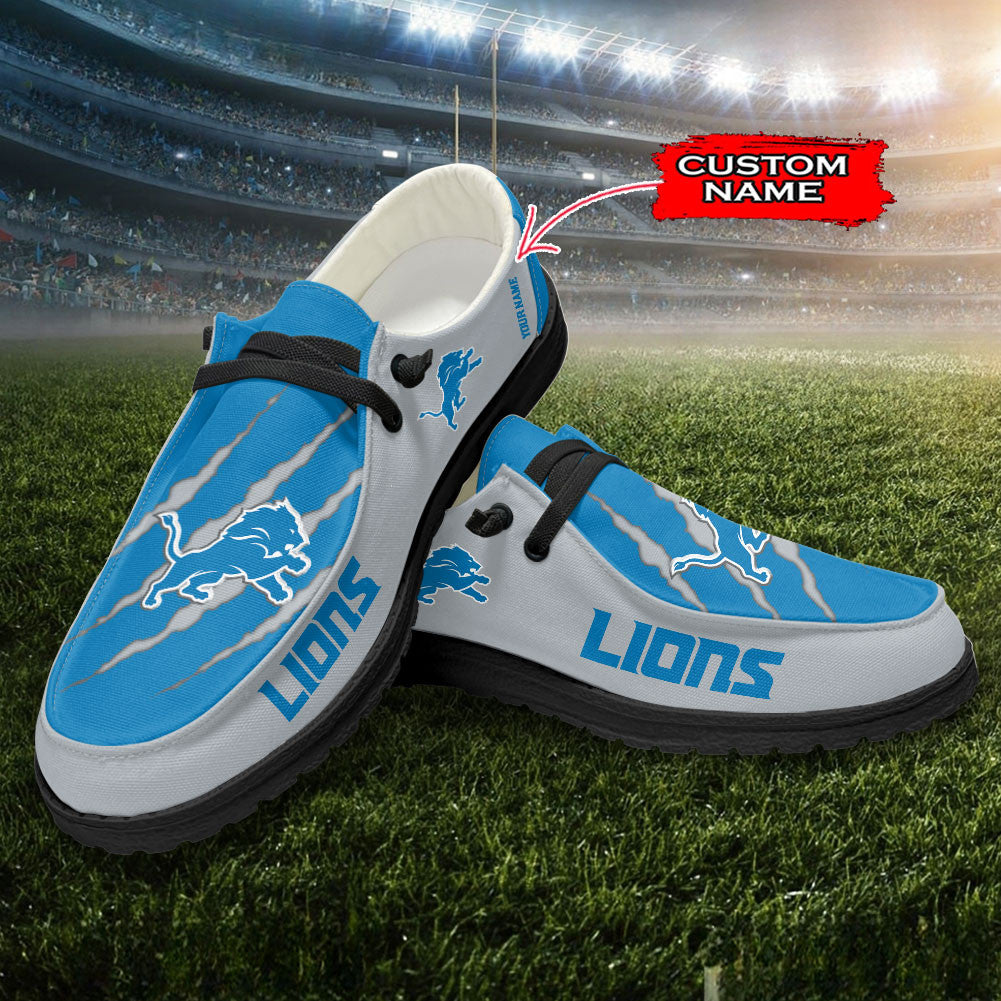 Detroit Lions Lace Up Loafers 2026