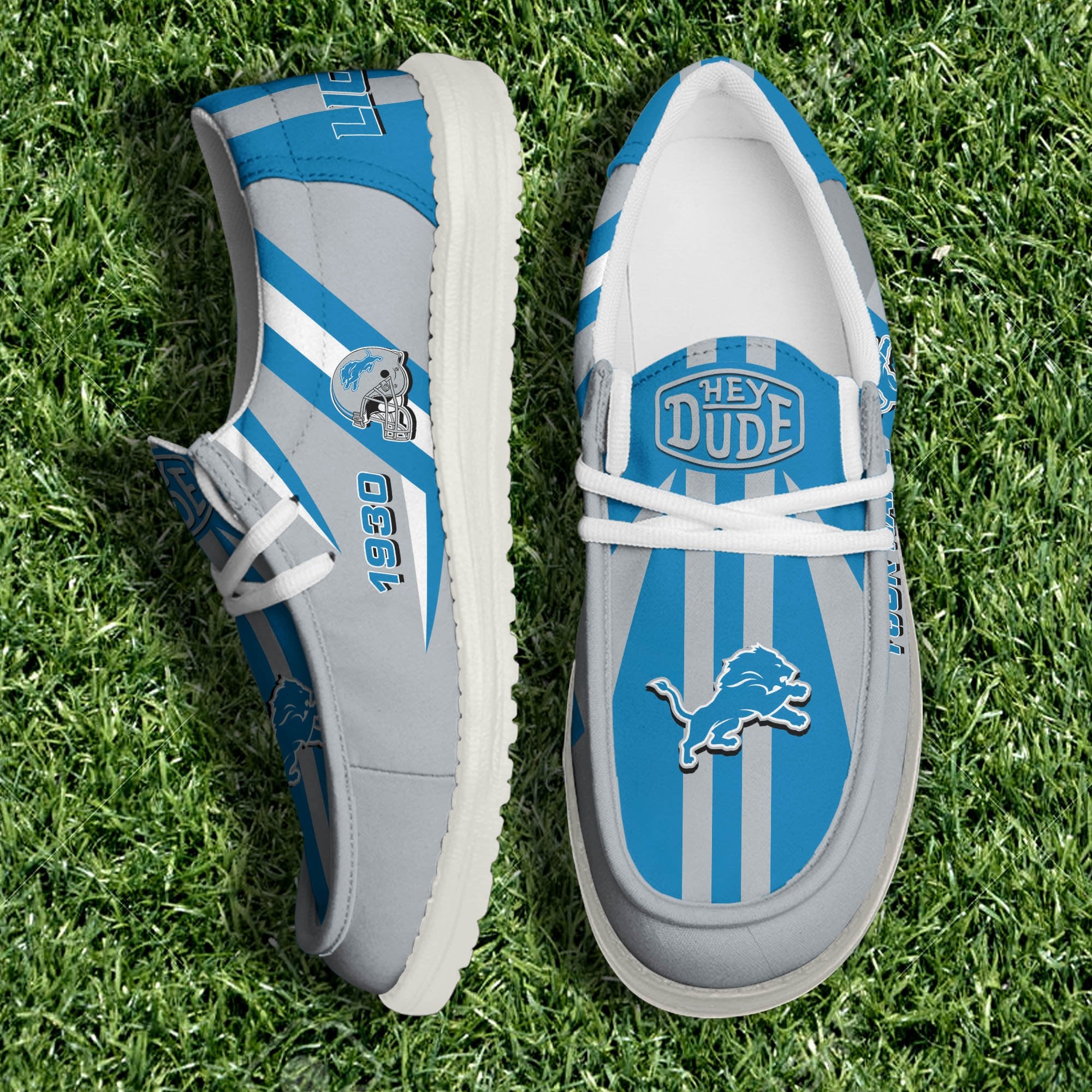 Detroit Lions Lace Up Loafers 2026