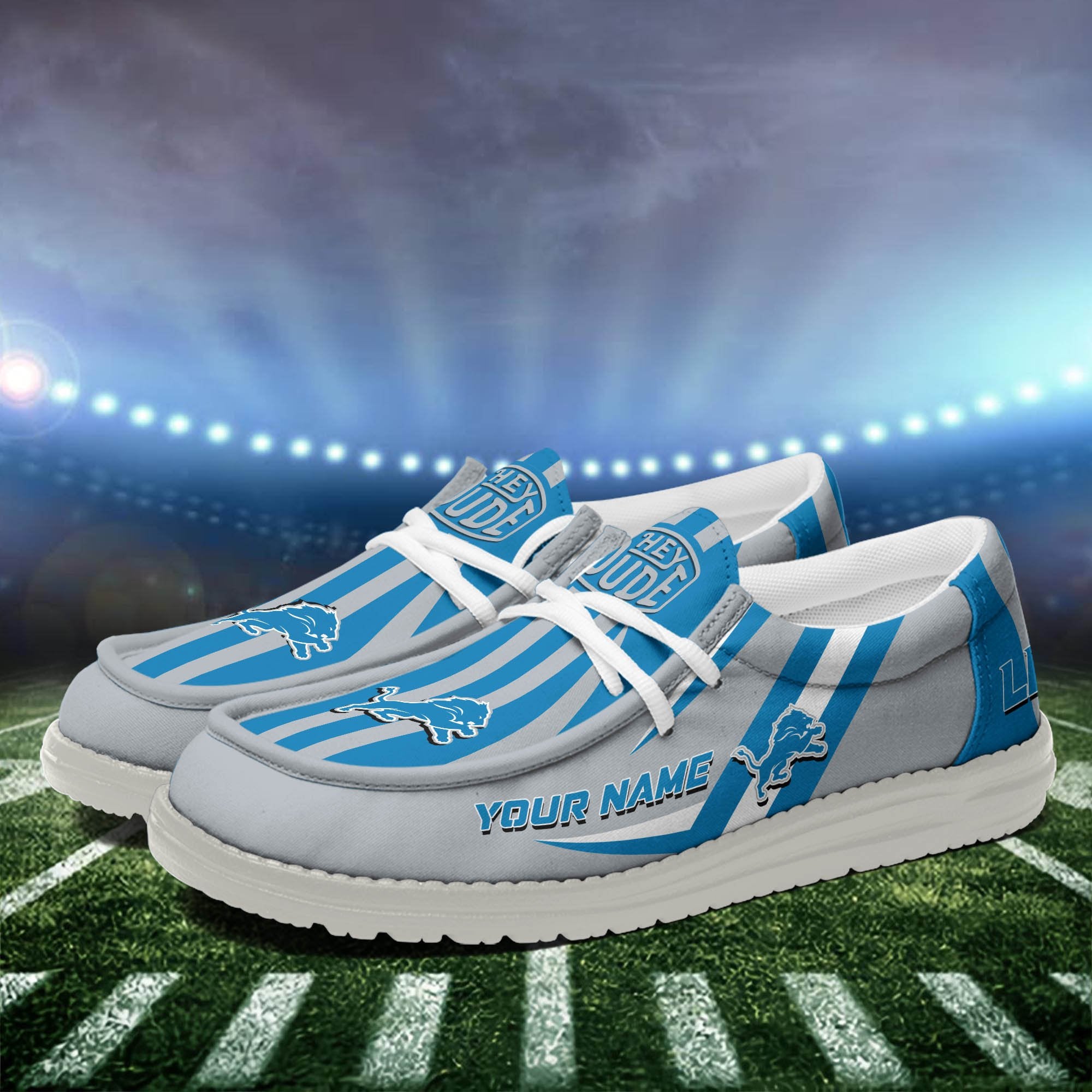 Detroit Lions Lace Up Loafers 2026