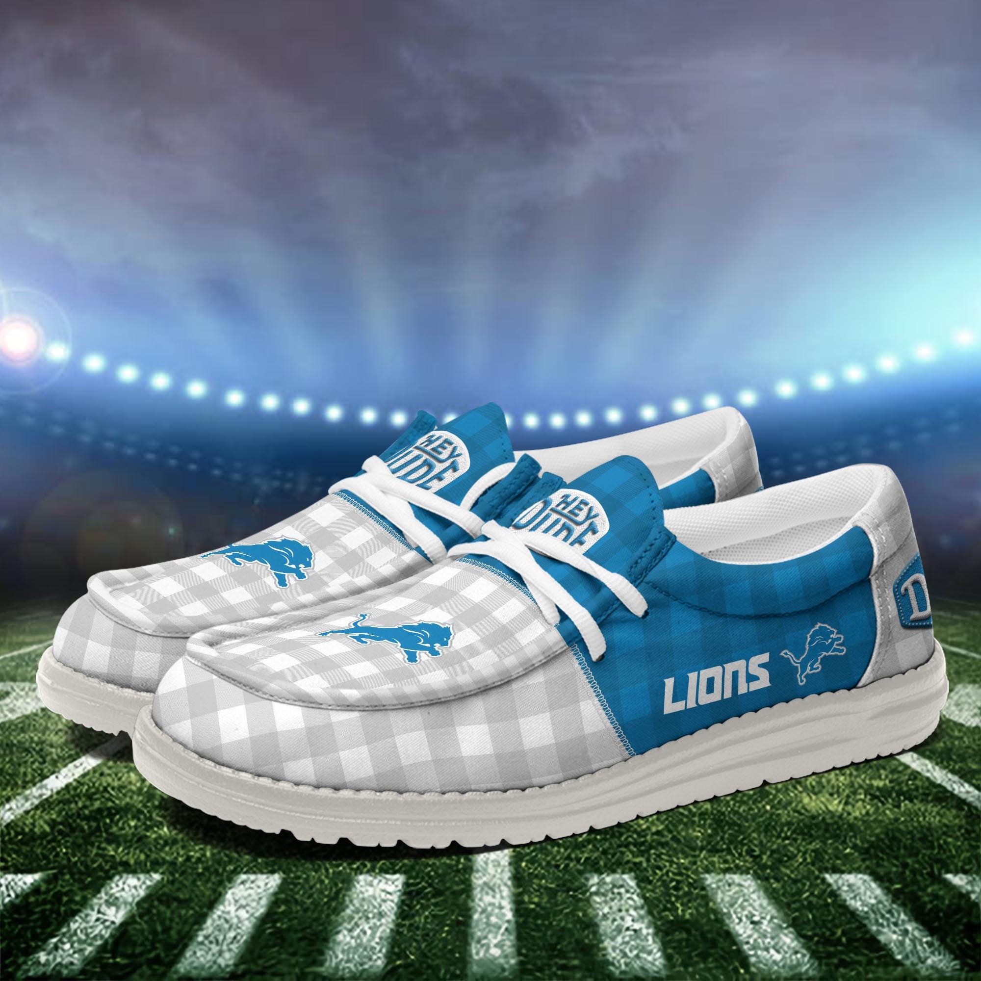 Detroit Lions Lace Up Loafers 2026