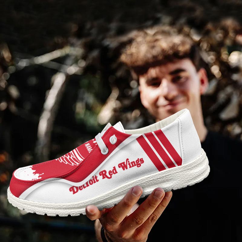 Detroit Red Wings Lace Up Loafers 2026