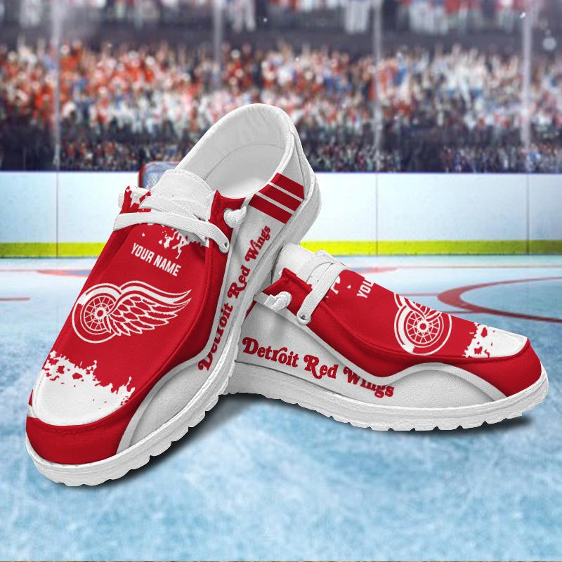 Detroit Red Wings Lace Up Loafers 2026