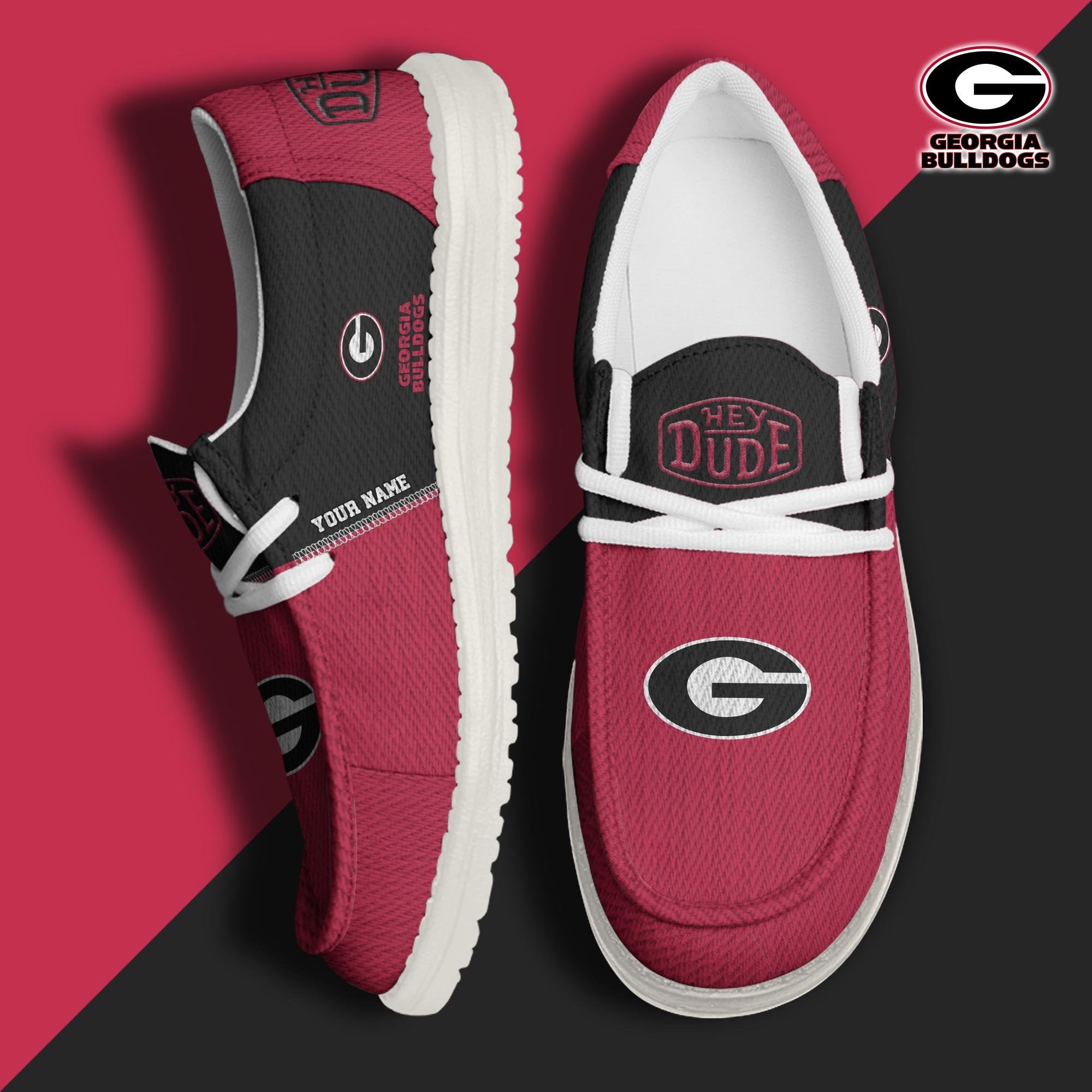 Georgia Bulldogs Lace Up Loafers 2026